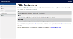 Desktop Screenshot of pekspro.com