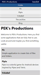 Mobile Screenshot of pekspro.com